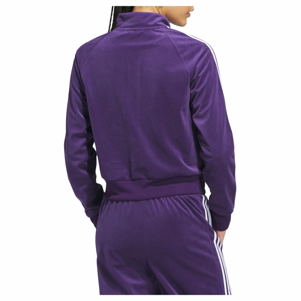 Adidas Women’s Purple Velour Track Pants - Picture 3 of 5